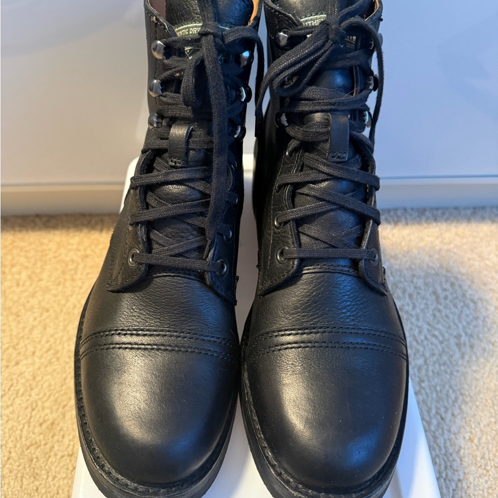 Polo by Ralph Lauren Black Leather Boots
